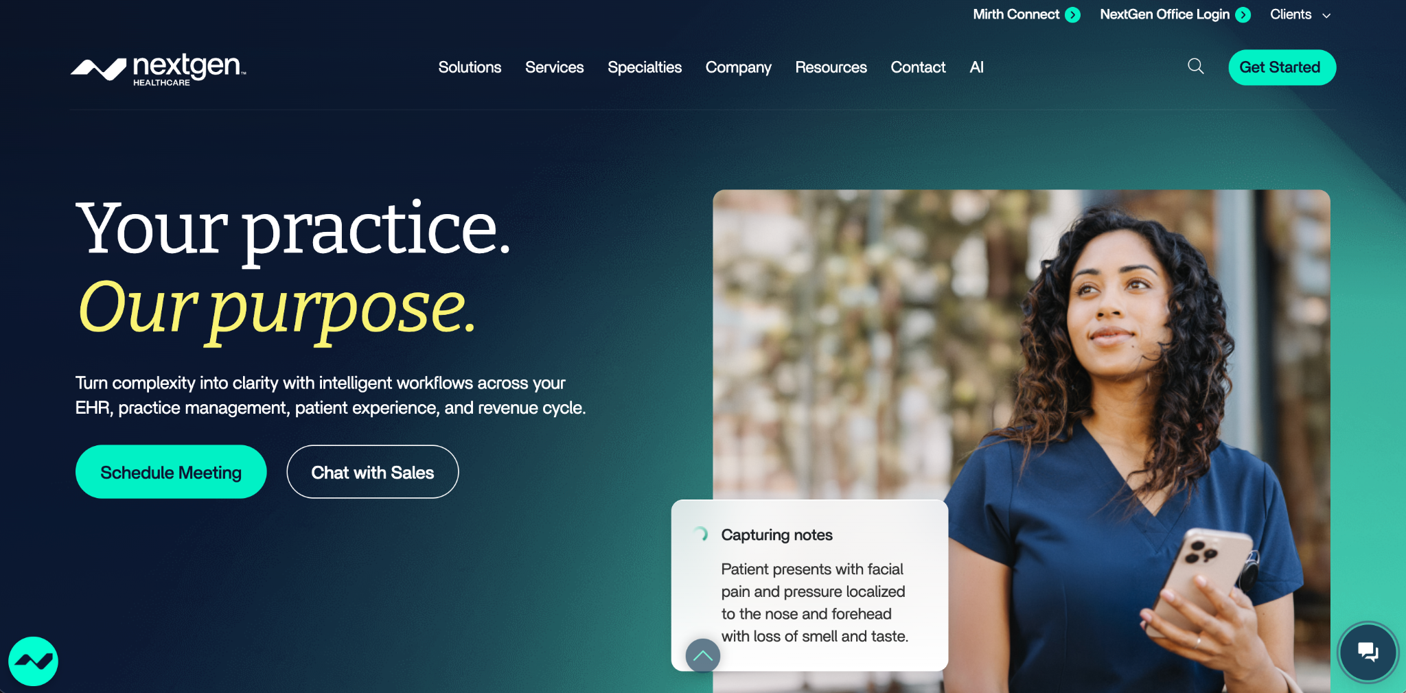 NextGen Healthcare chiropractic EHR software